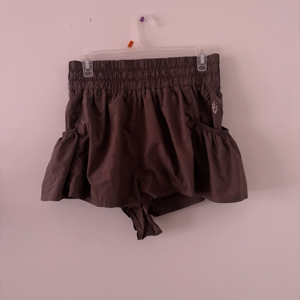 Brown free people shorts